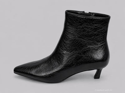 Women’s Selma Boots Exclusive - Black Leather - 8 - Boots
