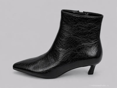 Women’s Selma Boots Exclusive - Black Leather - 8 - Boots