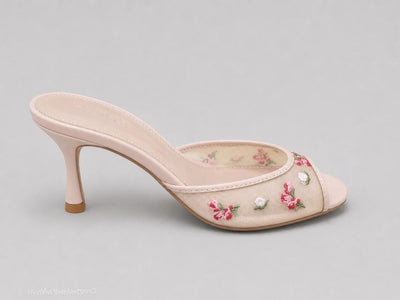Womens Sjil Pumps Exclusive - Tan Mesh - Heels