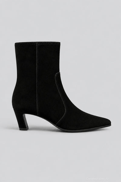 Women’s Stassi Zip Booties - Black - Boots
