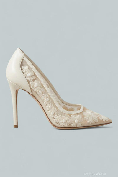 Women’s Stuart Power 100 Pumps - Cream - Stiletto
