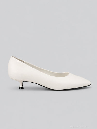 Women’s Subject Pumps - White - 11 - Heels