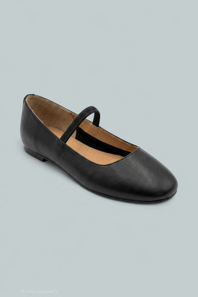 Women’s The Greta Ballet Flats - True Black - Flats