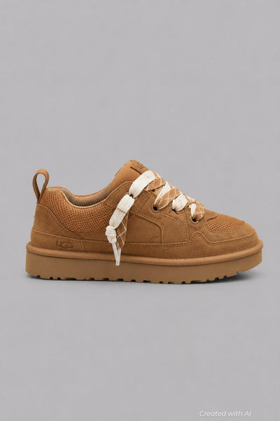 Women’s UGG Lo Lowmel Sneakers - Chestnut - 9 - Sneaker