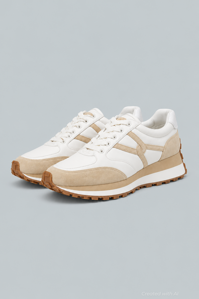Women’s Valentina Low Top Sneakers - Coconut/Ecru - Sneaker