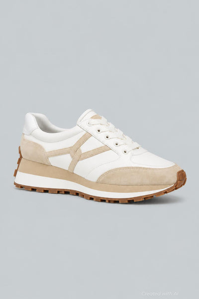 Women’s Valentina Low Top Sneakers - Coconut/Ecru - Sneaker