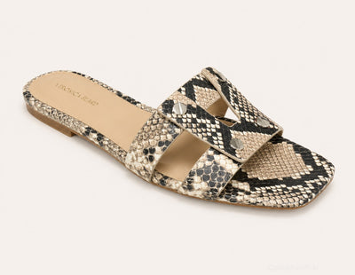 Women’s Via Slide Sandals - Ecru Multi - Sandal