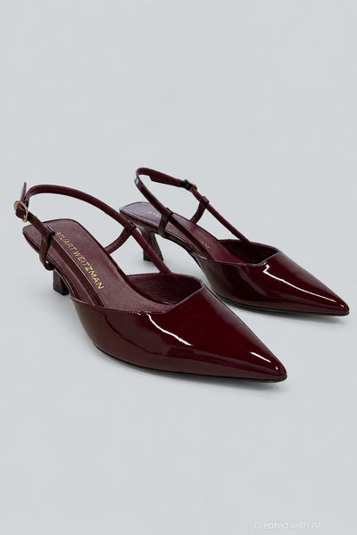 Women’s Vinnie 50 Slingback Pumps - Rosewood - 7.5 - Slingback