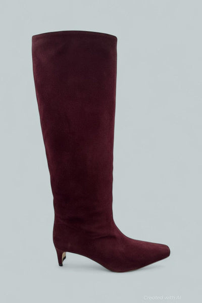 Women’s Wally Suede Tall Boots - Syrah Suede - 10 US / 40 EU - Boots