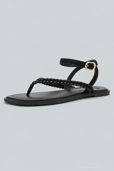 Women’s Waverly Whipstitch Thong Sandals - Black Tide - 8 US / 38 EU - Sandal