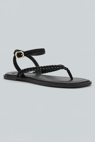 Women’s Waverly Whipstitch Thong Sandals - Black Tide - 8 US / 38 EU - Sandal
