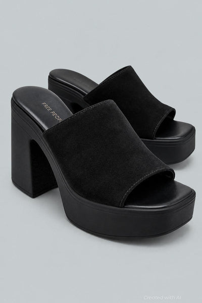Women’s Zoe Platform Sandals - Black Tide - 9 US / 39 EU - Sandal
