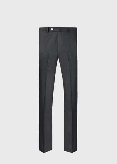 Wool Flannel Trousers - Forest - Trouser