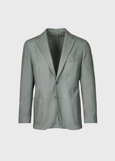 Wool Garment Dyed Jacket - Sage - Blazer