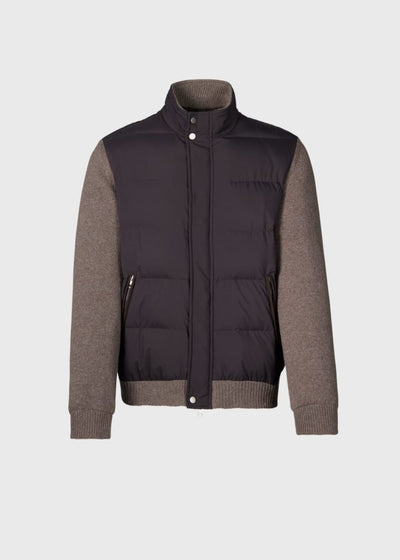 Wool Hybrid Jacket - Brown - XL (44) - Jacket
