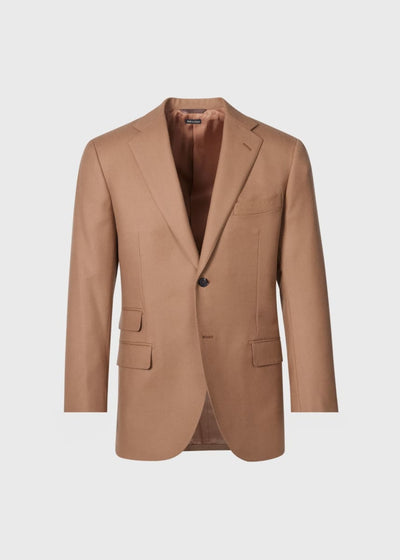 Wool Jacket - Camel - 44 - Blazer