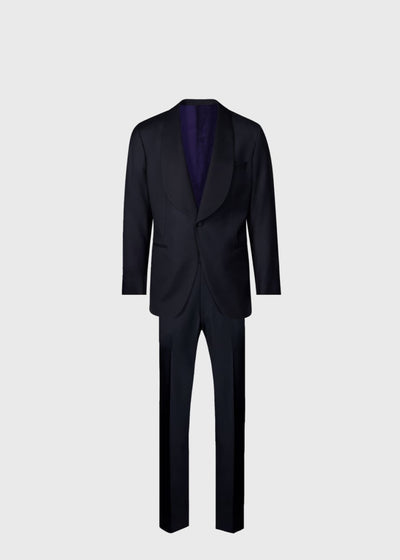 Wool Shawl Lapel Tuxedo - Black - 48 - Tuxedo
