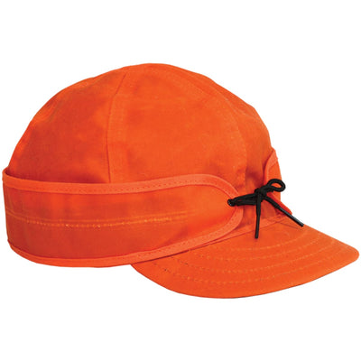 Waxed Cotton Cap - Blaze Orange