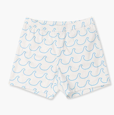 Adult Organic Everyday Twill Shorts - Ocean Waves