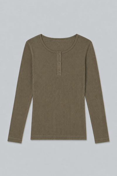 The Ribbed Top Women's - Sage