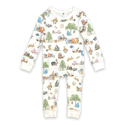 Long John Pajama Set - Egg Hunt