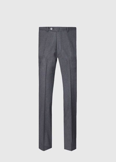 Wool & Cashmere Flannel Pant - Grey