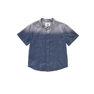 Denim Button Up Shirt - Indigo - 12yr - Button Down Shirt