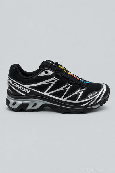 Xt-6 Gortex Black Silver Unisex Hiking - Black - US 9W / US 8M - Sneaker