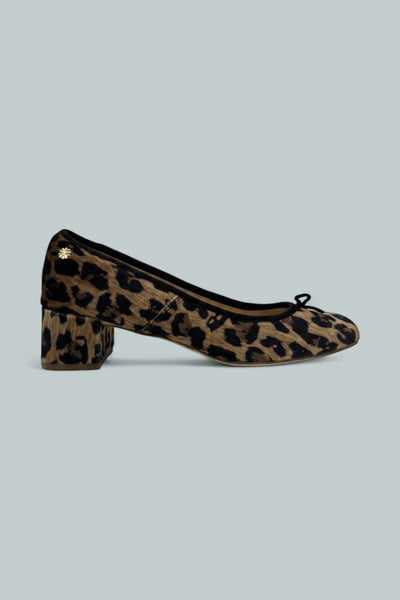 Maddy Velvet Pump - Leopard Multi