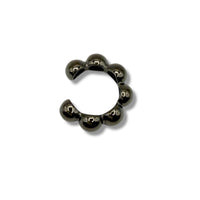 Orbit Bead Ear Cuff - Black