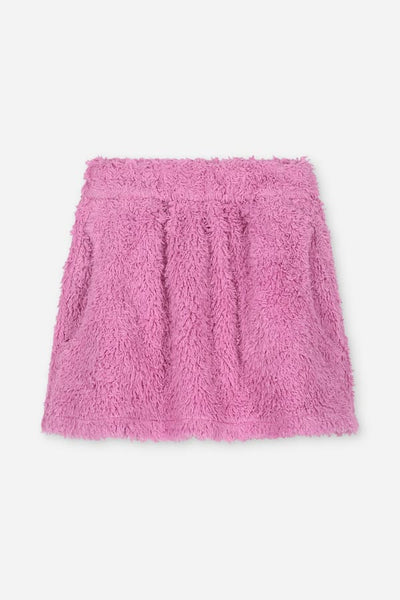 Jupe Gina Plush - Super Pink