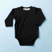 Long Sleeve Lucky Bodysuit - Black Heather