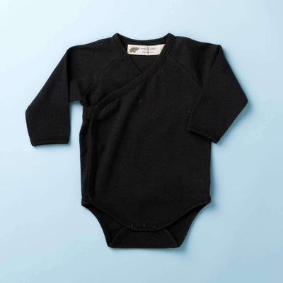 Long Sleeve Lucky Bodysuit - Black Heather