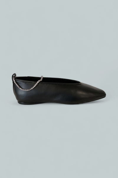 Women's Emery Embellished Ballet Flats - Black