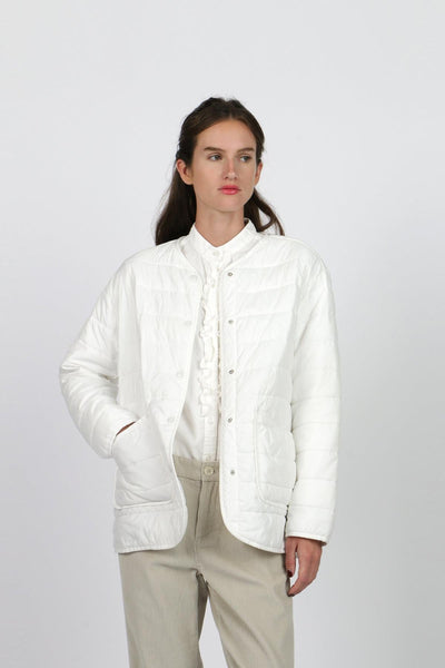 Nylon Padded Jacket - Snow - Jacket