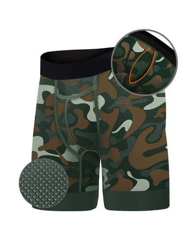 Elite II Boxer Brief - Green Camo