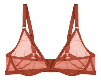 Follow Your Desires Plunge Bra - Sienna - Bra