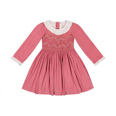 Chiara Smocked Dress - Pink