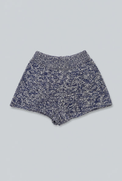 Poppy Sweater Shorts - Blue