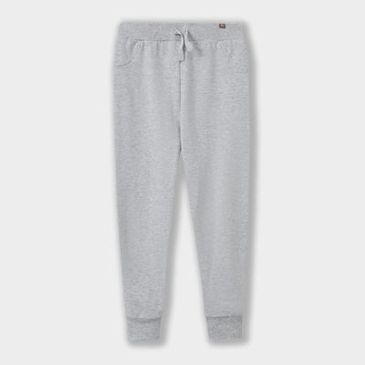 Combed Cotton Sweatpants - Gray