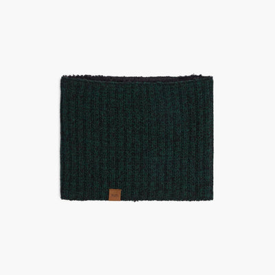 Tweed Neck Warmer - Melange Pine & Black - FINAL SALE - Scarf