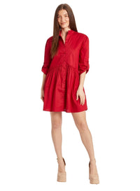 Cammie Dress - Crimson