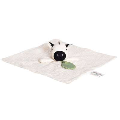 Safari Organic Zebra Comforter - Multicolor / Unisex / OS - ’Stuffed Animal - Baby Kids Adult’