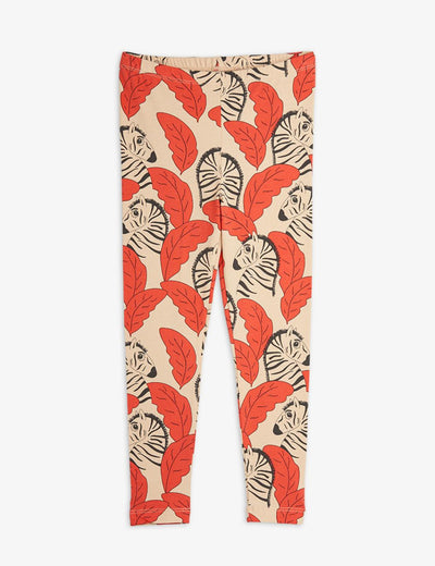 Zebras Aop Leggings - Red - Leggings