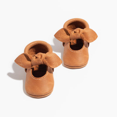 Zion Knotted Bow Baby Shoe - ’Flats - Baby Kids Adult All’