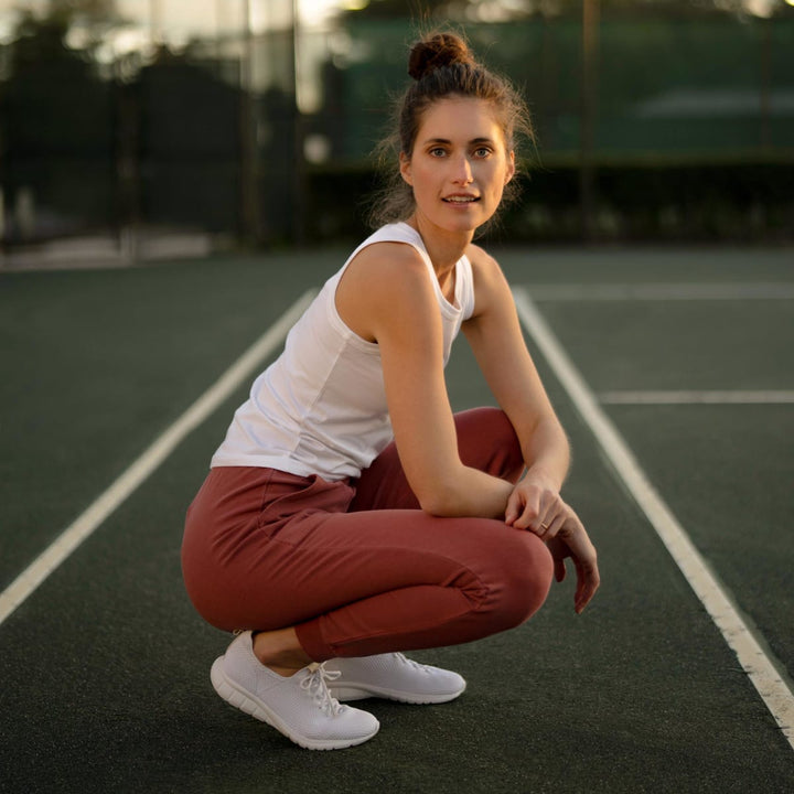 Women's Athleisure Eco Knit Sneaker - White