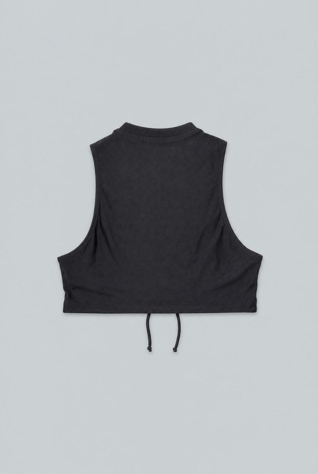 Cinched Front Bikini Top - Black