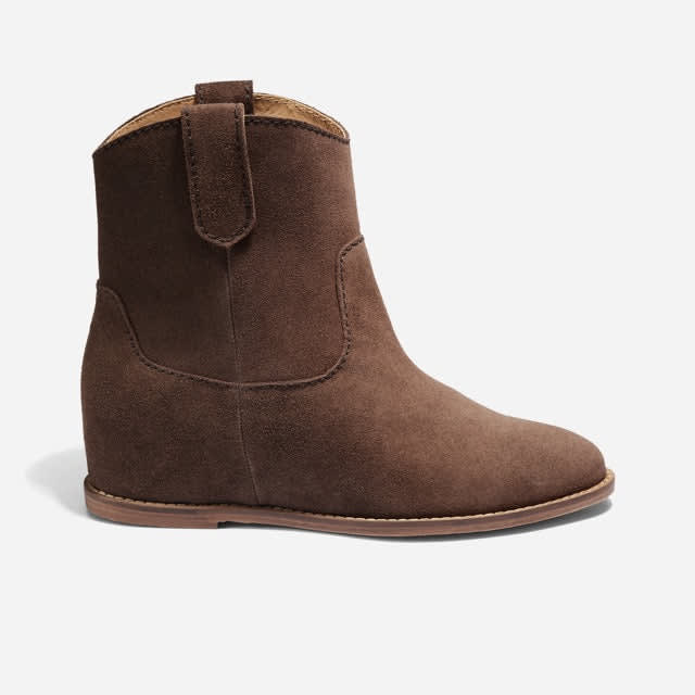 Amaya Bootie - Umber Brown Suede