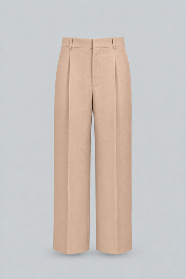 Light Mid Rise Trouser - Khaki
