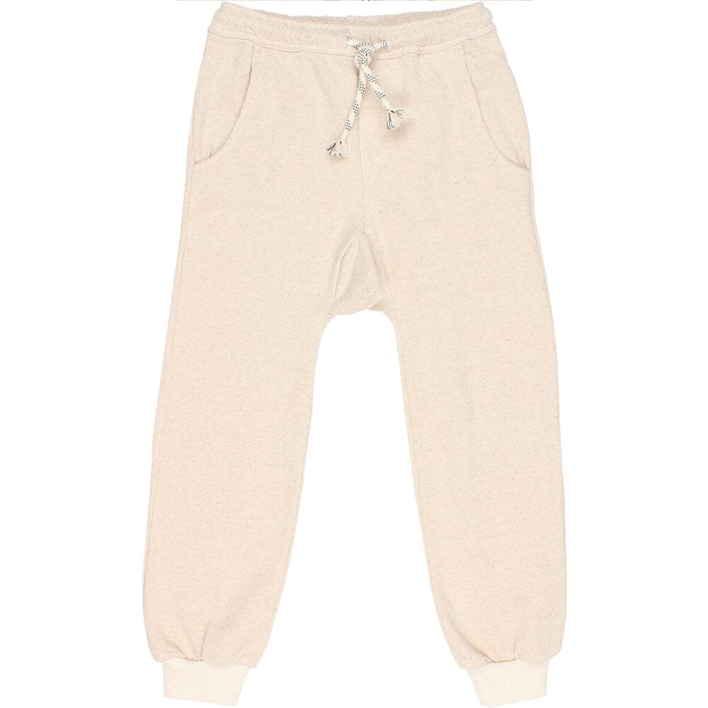 Fleece Jogging Pants with Pockets - Talc